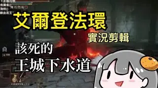 【艾爾登法環實況剪輯】激戰王城下水道，蒙格癲火支線，飯可以亂吃門不能亂開