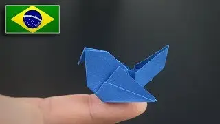 Origami: Pombo Simples - Instruções em Português BR