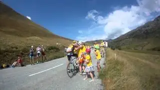 Le Tour de France: Bram Tankink & his family in Coll Do Glandom.