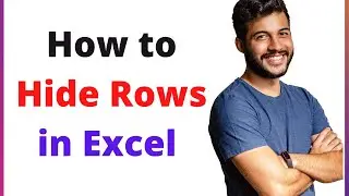How to Hide Rows in Excel (Multiple Rows)