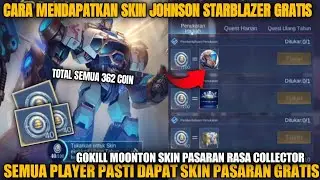 CARA MENDAPATKAN SKIN JOHNSON STARBLAZER GRATIS PASARAN MODAL LOG-IN ML | EVENT  ULANG TAHUN MLBB