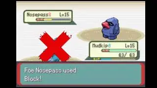 Pok&eacute;mon Emerald National Dex Edition: Rustboro Gym & Roxanne