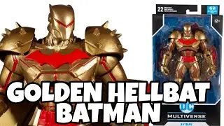 Golden Batman DC Multiverse Hellbat REVIEW