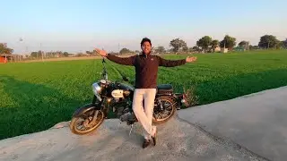 Royal Enfield Aur Gaon Ki Shaanti🌾🏍️