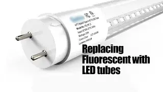 How-To Replace Fluorescent Tube Lights With LED Tubes