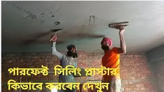 Amazing Techniques Ceiling plastering work
