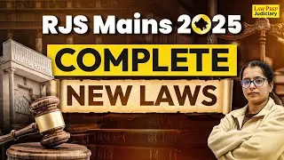 RJS Mains 2025: New Laws | Important Topics with PYQs | RJS Mains Preparation | By Aditi Ma'am