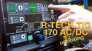 R-tech tig welder digital ac/dc 170 amp 240v. r-tech tig welder review and first weld