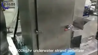 Underwater strand pelletizer