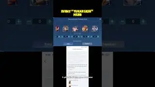 Kalian tukar skin apa? #mobilelegends #eventmlbb #mobagame #game2025 #viral #trend #fyp