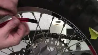BEWARE!! Tusk rim decals install on CRF250L