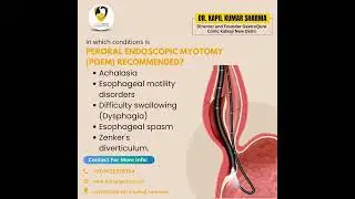 Peroral Endoscopic Myotomy (POEM) for Achalasia Cardia
