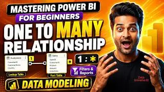 Power BI Relationships Explained: One-to-Many Data Modeling Tutorial for Beginners
