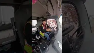 Working with Highside end dump. #femaletruckdriver #trucking #bayarea #DeafDriver