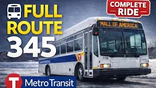 Metro transit (Minneapolis) route 345 Full ride 