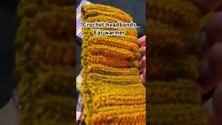 Crochet head band/Ear warmer #crocheting #beginners #shortvideo #newjourney ##headband #earwarmer