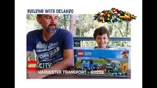 Building with Orlando - LEGO CITY - Harvester Transport - 60223