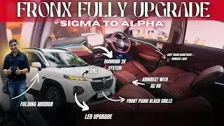 Fronx पूरी हो गयी Upgrade सिर्फ Auto Unique पर🌟🤩🚘  | #fronxaccessories #autouniquefronxmodified