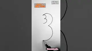 How to draw from animals from the numbers #monkey #drawing #easydrawing