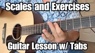 BEGINNER to ADVANCED GUITAR LESSON Scales and Exercises in E 
