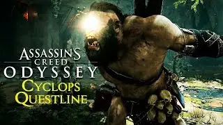 Assassin's Creed Odyssey Full Cyclops Questline (Stairway to Olympos) Legendary Creature Boss Fight