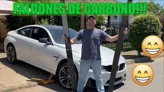 Instalación de Faldones de Fibra de Carbono en el BMW M4!!!