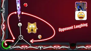 8 Ball Pool - Opponent Laughing on this Shot - Pool Domination Showdown - Top 1 Rank GamingWithK