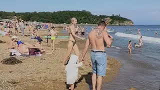 Far East beach walk 4k. My travel vlog 2023