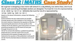 An engineer is designing a new metro rail network in a city.Initially, two metro lines, Line A and