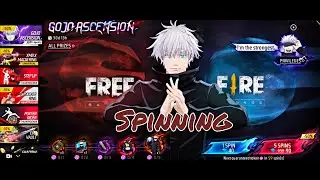 FreeFire X Jujutsu Kaisen ||Gojo Event Spinning || #freefirexjujutsukeisan #freefiretamil (Portrait)