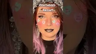 Feathered brows tutorial🪶🎀 #brows #featheredbrows #creativemakeup #browtutorial #makeuptutorial