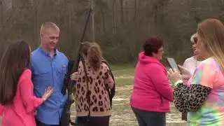 Gender Reveal 2 pound powder with 3 pounds of tannerite. MVI 0024
