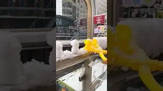 Snowball Maker Tool with Handle for Snowball Fights, Cartoon Duck Snowball Maker