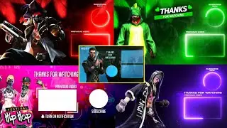 Free Fire outro template [ Free to use ] || free fire top 5 template || Loud Gamers7 #top5outro