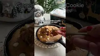 42g Protein Gingerbread Skillet Cookie!