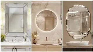 Exclusive Bathroom Mirror Design | Fitting Round Wall  Mirror | Modern Bathroom Mirror Cabinets