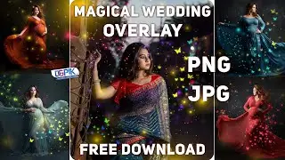 Magic Light and Bokeh Overlay - Maternity Overlays - Wedding Overlay