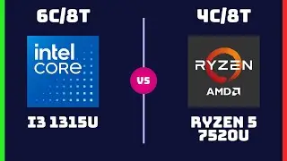 Intel Core i3-1315U vs AMD Ryzen 5 7520U &ndash; CPU Comparison | Which One is Better?