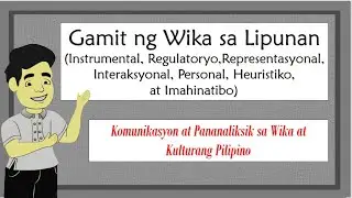 Gamit ng Wika sa Lipunan | MAK Halliday