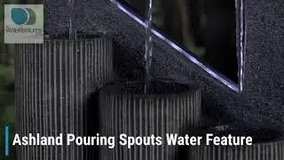 Ashland Pouring Spouts Modern Garden Water Feature