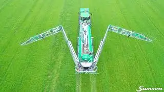 John Deere 8370 R mit Samson PG 27 II mit SHB 4 Schleppschlauchgestänge