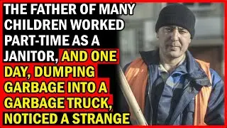 The father of many children worked part-time as a janitor, and one day, dumping garbage...