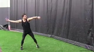HOW TO THROW JAVELIN - Ball Drills Standing Throw with Block
