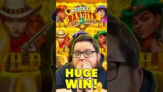 STICKY BANDITS 3 MOST WANTED HUGE WIN! (QUICKSPIN)
