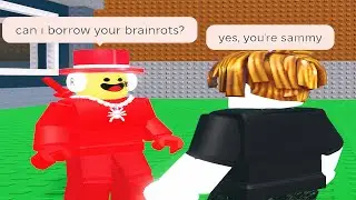 We TRICKED a KID Into Thinking He Met SAMMY 💀😂 | Roblox Steal a Brainrot Funny Moments