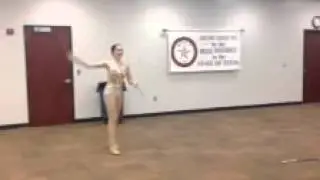 Emily Twirling at MISD School Board Mtg
