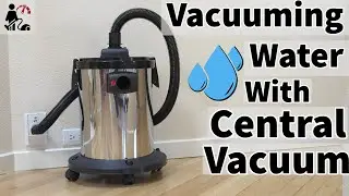 Vacuuming Water With Central Vacuum   Interceptor Review