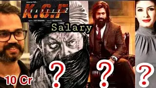 Kgf 2 Movie | StarCast Salary | Yash | Sanjay Dutt | Kgf Chapter 2