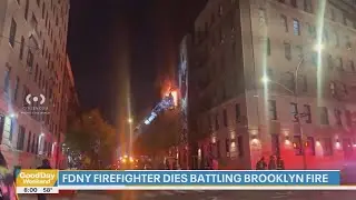 NYC firefighter dies after medical emergency battling Brooklyn fire