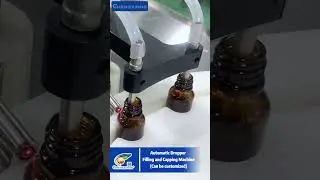 Automatic Dropper Filling and Capping Machine | Automatic Dropper Bottle Capping Machine #dropper